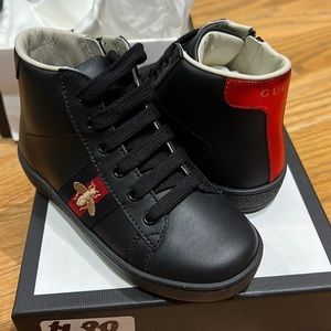 Gucci new ace high toddler shoe size 26